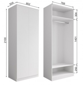 МОРИ МШ 800.1 Шкаф (графит) в Дегтярске - degtyarsk.mebel24.online | фото 2