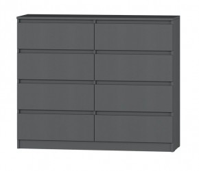 МС "Хилтон" Комод №3 1200 (8 ящ.) графит в Дегтярске - degtyarsk.mebel24.online | фото 2