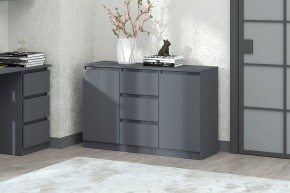 МС "Хилтон" Комод №4 1200 (графит) в Дегтярске - degtyarsk.mebel24.online | фото