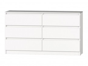 МС "Хилтон" Комод №5 1400 (6 ящ.) белый текстурный в Дегтярске - degtyarsk.mebel24.online | фото 2