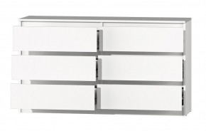 МС "Хилтон" Комод №5 1400 (6 ящ.) белый текстурный в Дегтярске - degtyarsk.mebel24.online | фото 3