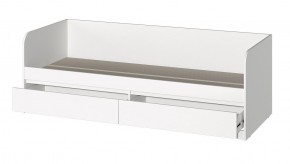 МС "Хилтон" Кровать 0,8 (Белый текстурный) 800*2000 в Дегтярске - degtyarsk.mebel24.online | фото