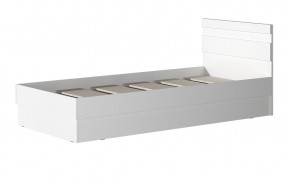 МС "Хилтон" Кровать 0,9 (Белый текстурный) 900*2000 в Дегтярске - degtyarsk.mebel24.online | фото