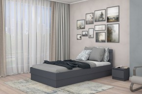 МС "Хилтон" Кровать 1,2 (графит) в Дегтярске - degtyarsk.mebel24.online | фото