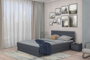 МС "Хилтон" Кровать 1,6 (графит) в Дегтярске - degtyarsk.mebel24.online | фото