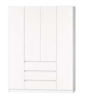 МС "Хилтон" Шкаф №1 1600 (Белый текстурный) в Дегтярске - degtyarsk.mebel24.online | фото 2
