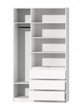 МС "Хилтон" Шкаф №2 1200 (Белый текстурный) в Дегтярске - degtyarsk.mebel24.online | фото 3