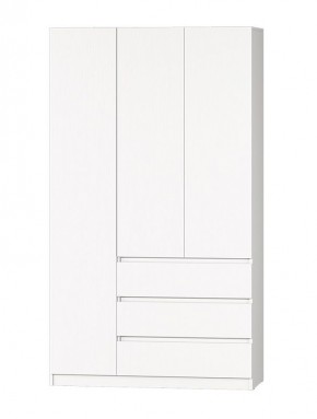 МС "Хилтон" Шкаф №2 1200 (Белый текстурный) в Дегтярске - degtyarsk.mebel24.online | фото