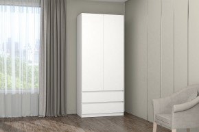 МС "Хилтон" Шкаф №3 900 (Белый текстурный) в Дегтярске - degtyarsk.mebel24.online | фото