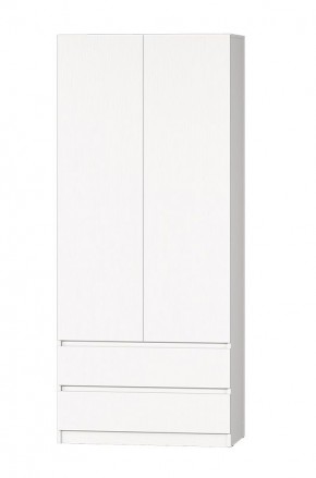 МС "Хилтон" Шкаф №3 900 (Белый текстурный) в Дегтярске - degtyarsk.mebel24.online | фото 2