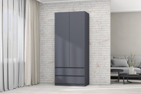 МС "Хилтон" Шкаф №3 900 (Графит) в Дегтярске - degtyarsk.mebel24.online | фото