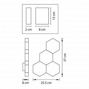 Накладной светильник Lightstar Favo 750641 в Дегтярске - degtyarsk.mebel24.online | фото 2