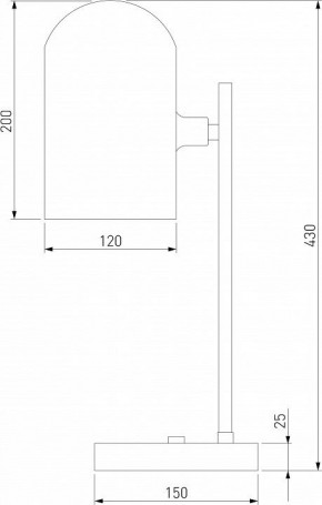 Настольная лампа декоративная Eurosvet Bambola 01164/1 латунь в Дегтярске - degtyarsk.mebel24.online | фото 2