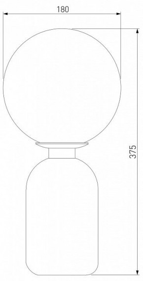 Настольная лампа декоративная Eurosvet Bubble 01197/1 белый в Дегтярске - degtyarsk.mebel24.online | фото 2