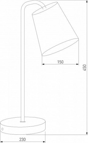 Настольная лампа декоративная Eurosvet Montero 01134/1 белый в Дегтярске - degtyarsk.mebel24.online | фото 3