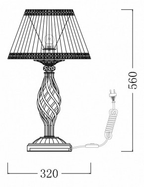 Настольная лампа декоративная Maytoni Grace ARM247-00-G в Дегтярске - degtyarsk.mebel24.online | фото 7