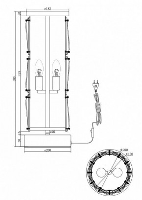 Настольная лампа декоративная Maytoni Puntes MOD043TL-02G в Дегтярске - degtyarsk.mebel24.online | фото 3
