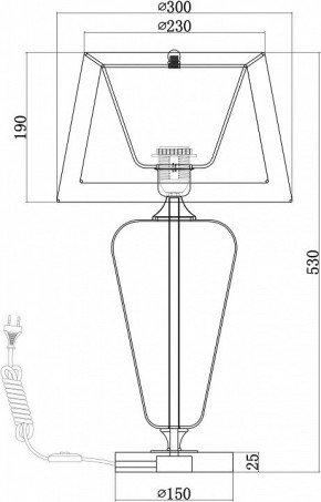 Настольная лампа декоративная Maytoni Verre Z005TL-01CH в Дегтярске - degtyarsk.mebel24.online | фото 4