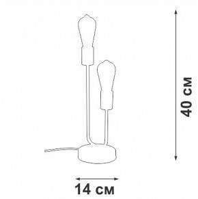 Настольная лампа декоративная Vitaluce V3005 V3005-1/2L в Дегтярске - degtyarsk.mebel24.online | фото 5