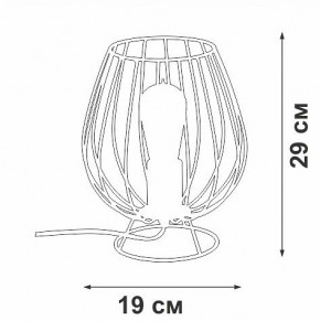 Настольная лампа декоративная Vitaluce V4296 V4296-0/1L в Дегтярске - degtyarsk.mebel24.online | фото 3