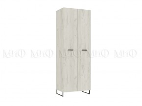 НЭНСИ LOFT Шкаф 2-х ств. 800 (Дуб крафт белый) в Дегтярске - degtyarsk.mebel24.online | фото