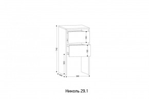 НИКОЛЬ 25 Шкаф 5-ти створчатый в Дегтярске - degtyarsk.mebel24.online | фото 7