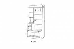 ОЛЬГА Прихожая (модульная) в Дегтярске - degtyarsk.mebel24.online | фото 3