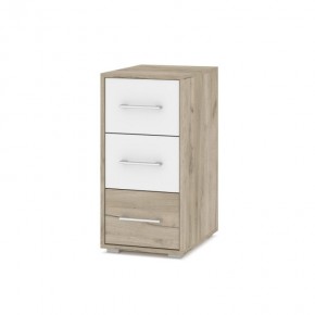 ОЛИВИЯ О62 Комод-тумба (дуб серый/белый) в Дегтярске - degtyarsk.mebel24.online | фото