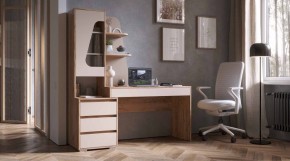 ПИФАГОР Стол компьютерный (дуб вотан/кашемир) в Дегтярске - degtyarsk.mebel24.online | фото
