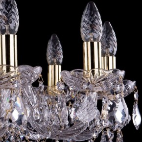 Подвесная люстра Bohemia Ivele Crystal 1402 1402/10/240/G/Leafs в Дегтярске - degtyarsk.mebel24.online | фото 2