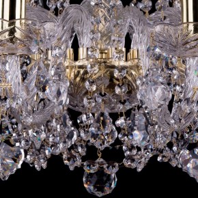 Подвесная люстра Bohemia Ivele Crystal 1402 1402/10/240/G/Leafs в Дегтярске - degtyarsk.mebel24.online | фото 5