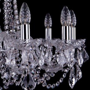 Подвесная люстра Bohemia Ivele Crystal 1402 1402/10/240/Ni/Leafs в Дегтярске - degtyarsk.mebel24.online | фото 2