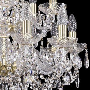 Подвесная люстра Bohemia Ivele Crystal 1402 1402/10+5/195/2d/G в Дегтярске - degtyarsk.mebel24.online | фото 2