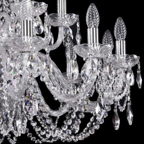 Подвесная люстра Bohemia Ivele Crystal 1402 1402/12+6/300/2d/Ni в Дегтярске - degtyarsk.mebel24.online | фото 2