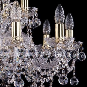 Подвесная люстра Bohemia Ivele Crystal 1411 1411/10+5/240/G/Balls в Дегтярске - degtyarsk.mebel24.online | фото 2