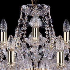 Подвесная люстра Bohemia Ivele Crystal 1411 1411/10+5/240/G/Balls в Дегтярске - degtyarsk.mebel24.online | фото 4