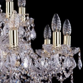 Подвесная люстра Bohemia Ivele Crystal 1411 1411/10+5/240/G/Leafs в Дегтярске - degtyarsk.mebel24.online | фото 2