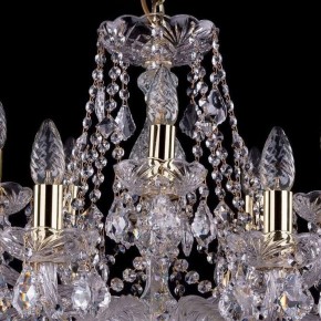 Подвесная люстра Bohemia Ivele Crystal 1413 1413/10+5/300/G/Leafs в Дегтярске - degtyarsk.mebel24.online | фото 4
