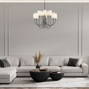 Подвесная люстра Eurosvet Abbey 60164/10 черный в Дегтярске - degtyarsk.mebel24.online | фото 4