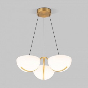 Подвесная люстра Eurosvet Emisfero 50083/3 LED золото в Дегтярске - degtyarsk.mebel24.online | фото 2