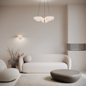 Подвесная люстра Eurosvet Emisfero 50083/3 LED золото в Дегтярске - degtyarsk.mebel24.online | фото 4