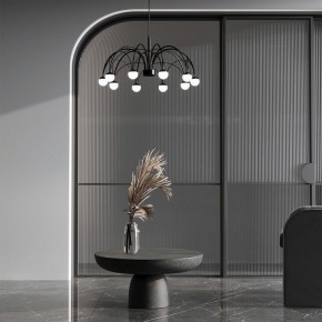 Подвесная люстра Eurosvet Ragno 90034/10 LED черный в Дегтярске - degtyarsk.mebel24.online | фото 4
