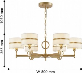 Подвесная люстра Favourite Mateo 2634-6P в Дегтярске - degtyarsk.mebel24.online | фото 8