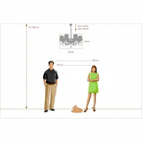 Подвесная люстра MW-Light Эллегия 8 303012708 в Дегтярске - degtyarsk.mebel24.online | фото 11