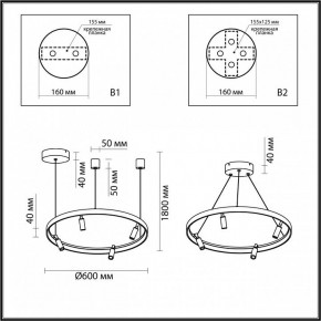 Подвесная люстра Odeon Light Fonda 4317/58L в Дегтярске - degtyarsk.mebel24.online | фото 6