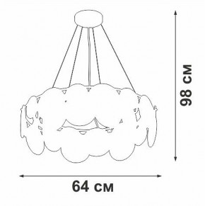 Подвесная люстра Vitaluce V5801 V5801-8/6S в Дегтярске - degtyarsk.mebel24.online | фото 7