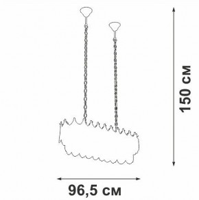 Подвесная люстра Vitaluce V5813 V5813-8/11 в Дегтярске - degtyarsk.mebel24.online | фото 4