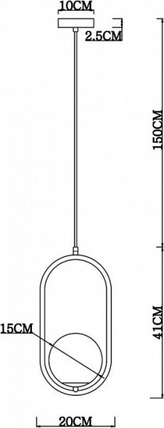 Подвесной светильник Arte Lamp Matisse A7745SP-1AB в Дегтярске - degtyarsk.mebel24.online | фото 4