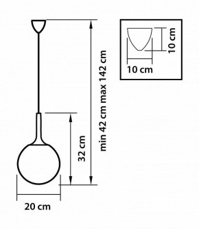Подвесной светильник Lightstar Globo 813021 в Дегтярске - degtyarsk.mebel24.online | фото 3