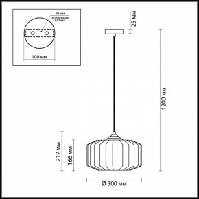 Подвесной светильник Odeon Light Binga 4746/1 в Дегтярске - degtyarsk.mebel24.online | фото 6